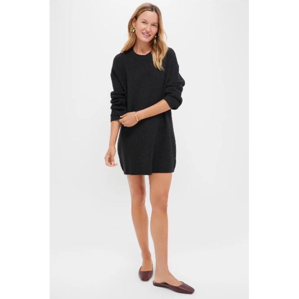 Tuckernuck x Pomander Place‎ | Vivianne Knit Mini Dress Med Noir Black Shimmer